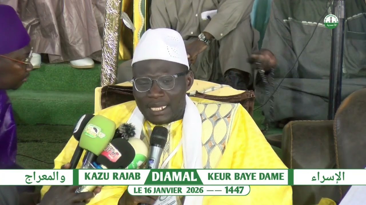 KAZOU RAJAB DIAMAL KEUR BAYE DAME C&Eacute;R&Eacute;MONIE OFFICIELLE EDITION 2026 LE 16 JANVIER 2026