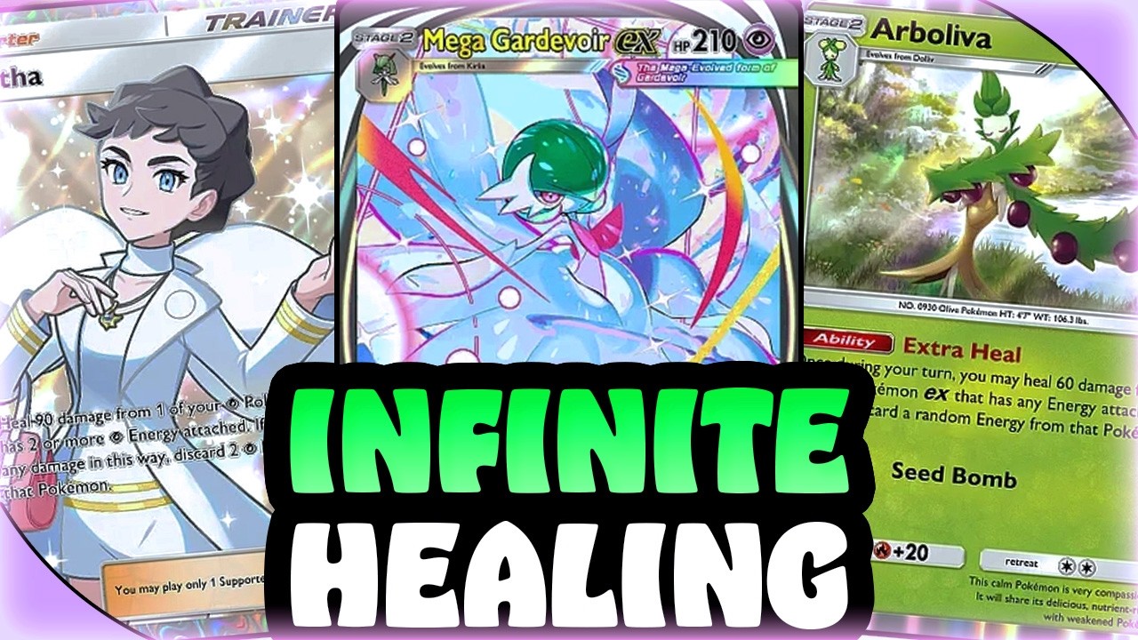 НОВАЯ ЛУЧШАЯ колода Mega Gardevoir EX! Восстанавливает более 150 здоровья за 1 ход!