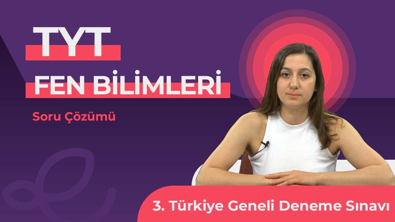 Endemik Yayınları 2023-2024 3. T.G. Deneme Sınavı TYT / Fen Bilimleri Video Çözümlü Cevap Anahtarı