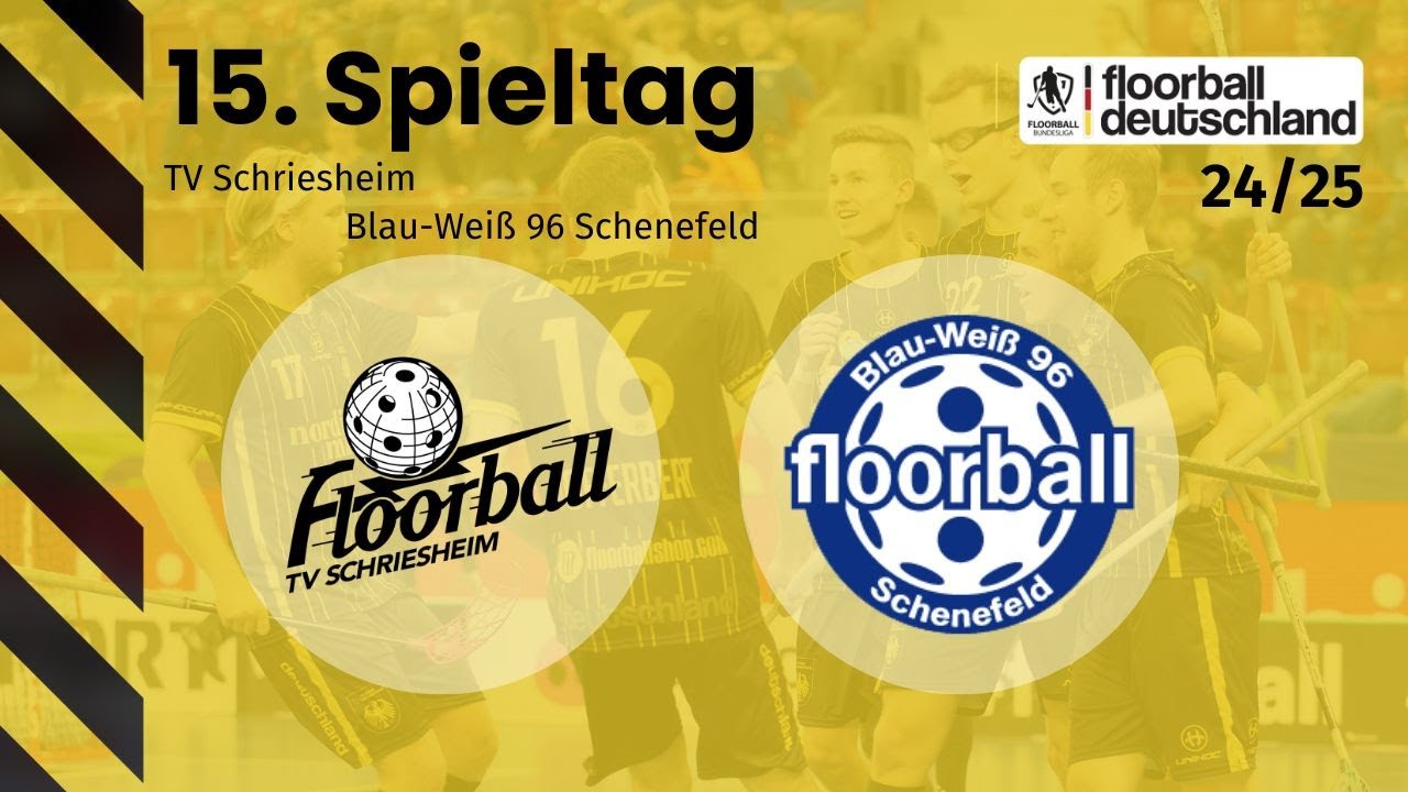 TV Schriesheim vs. Blau-Weiß 96 Schenefeld | 15. Spieltag - 1. Floorball-BL Herren 24/25