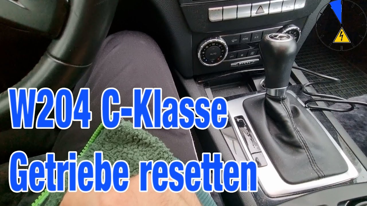 Mercedes C Klasse W204 Getriebe resetten zur&uuml;cksetzen Schaltpunkte 7G Tronic 5G