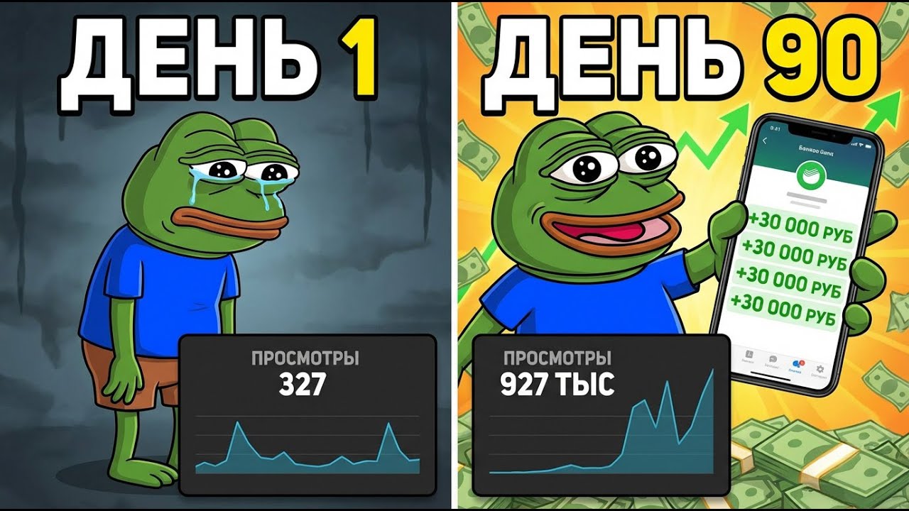 Рабочая Схема для РОСТА МАЛЕНЬКИХ КАНАЛОВ на Ютубе
