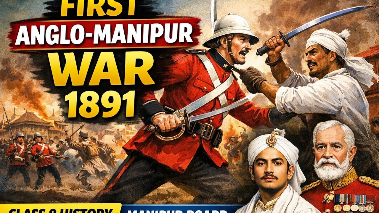 First Anglo-Manipur War 1891 Explained | Class 8 Manipur Board