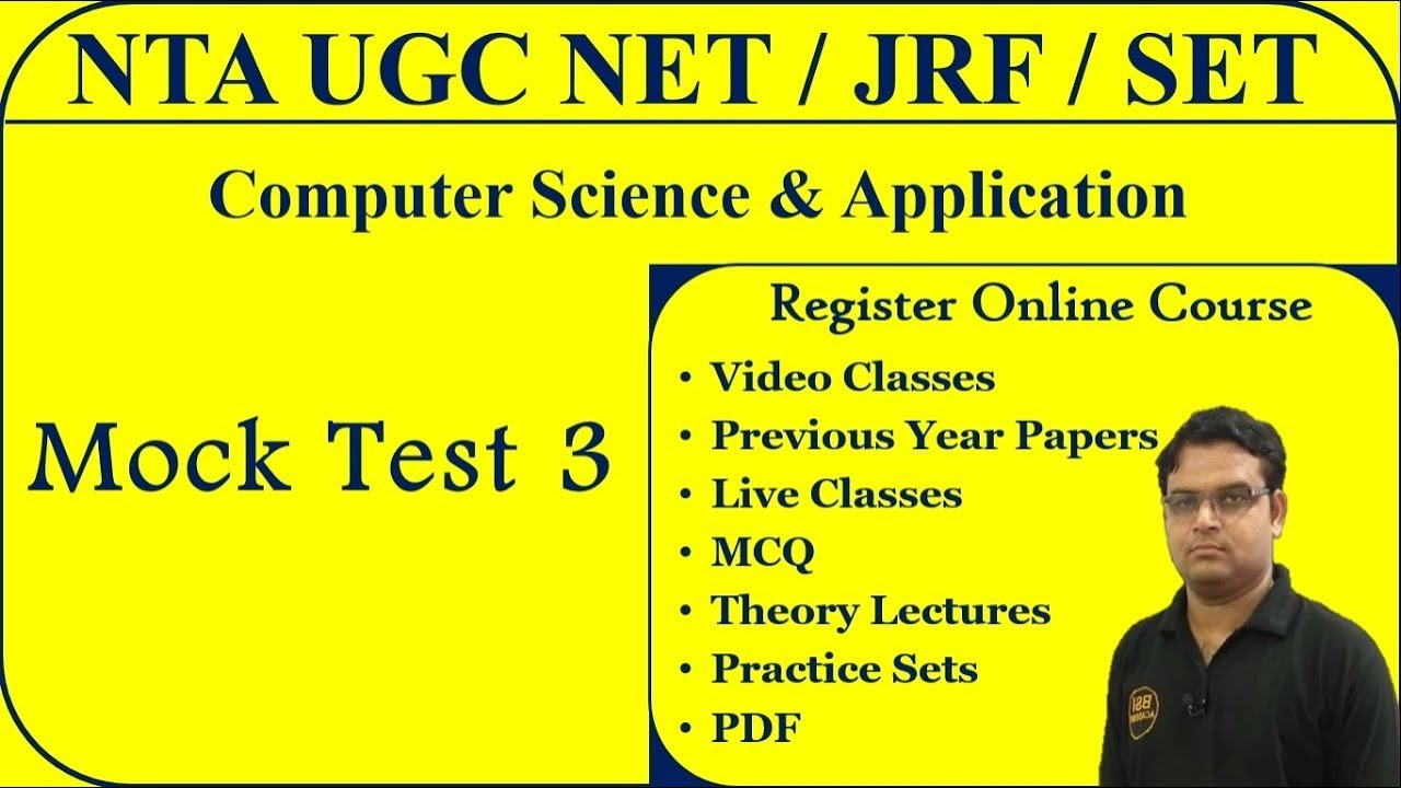 Computer Science & Applications Mock Test - 3 || MCQ || NTA UGC NET Paper 2 #cse_ugcnet