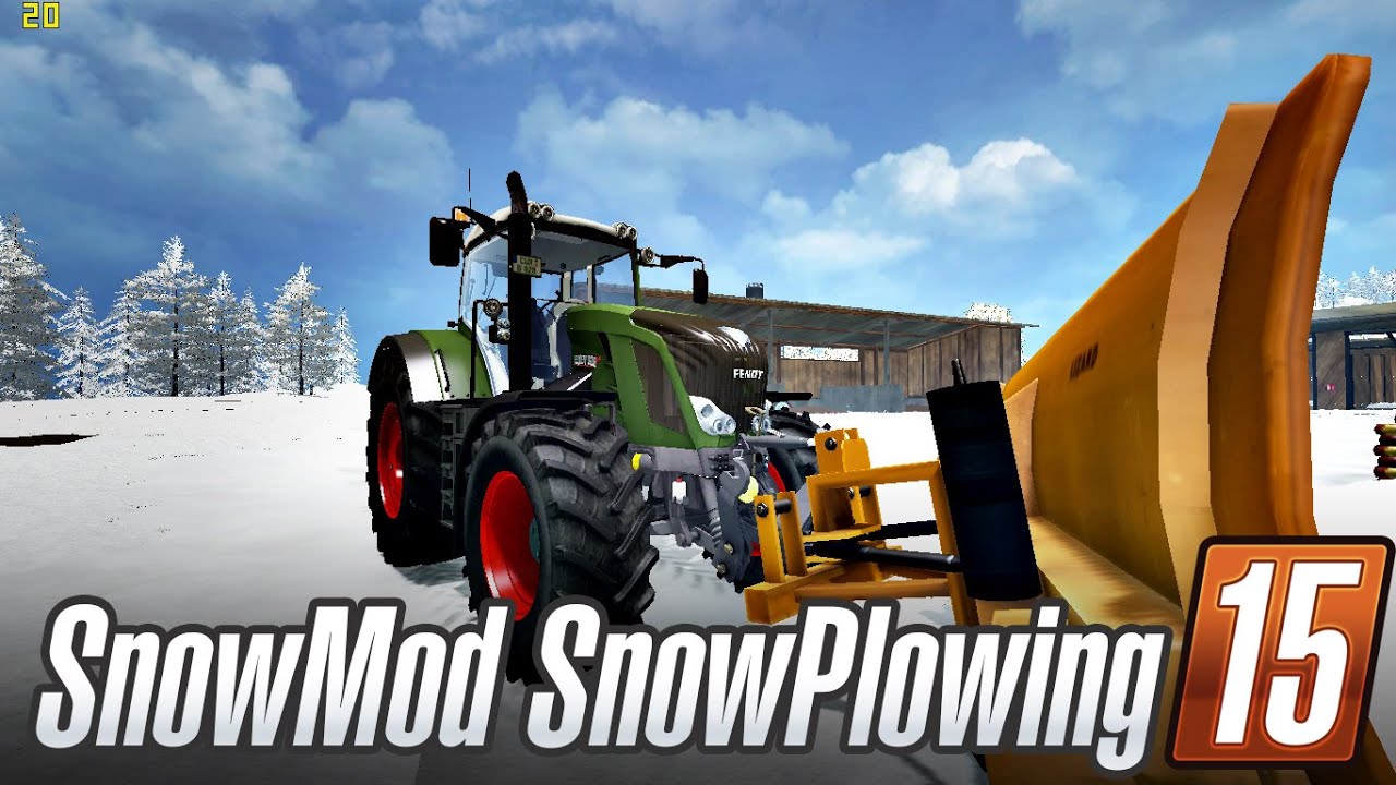 Farming Simulator 15 - Landwirtschafts Simulator 15 - Snow mod , Snow Plowing!