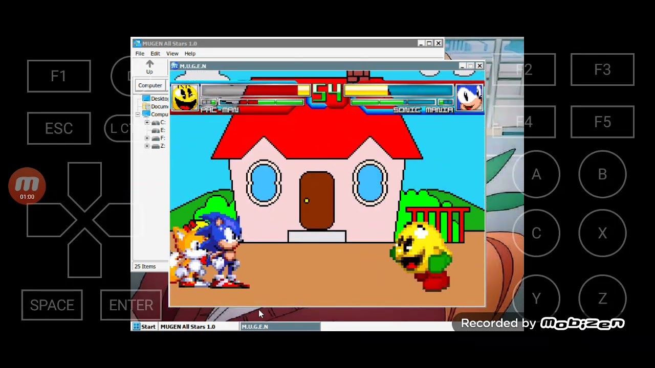 Mugen Battle #3060: Pac-Man vs Sonic Mania
