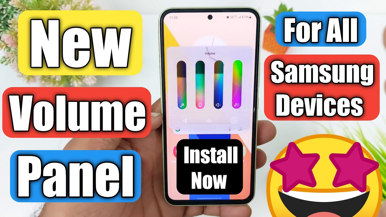 Samsung New Volume Panel Customization For All Samsung Devices | Flex Volume UI 😍😍😍