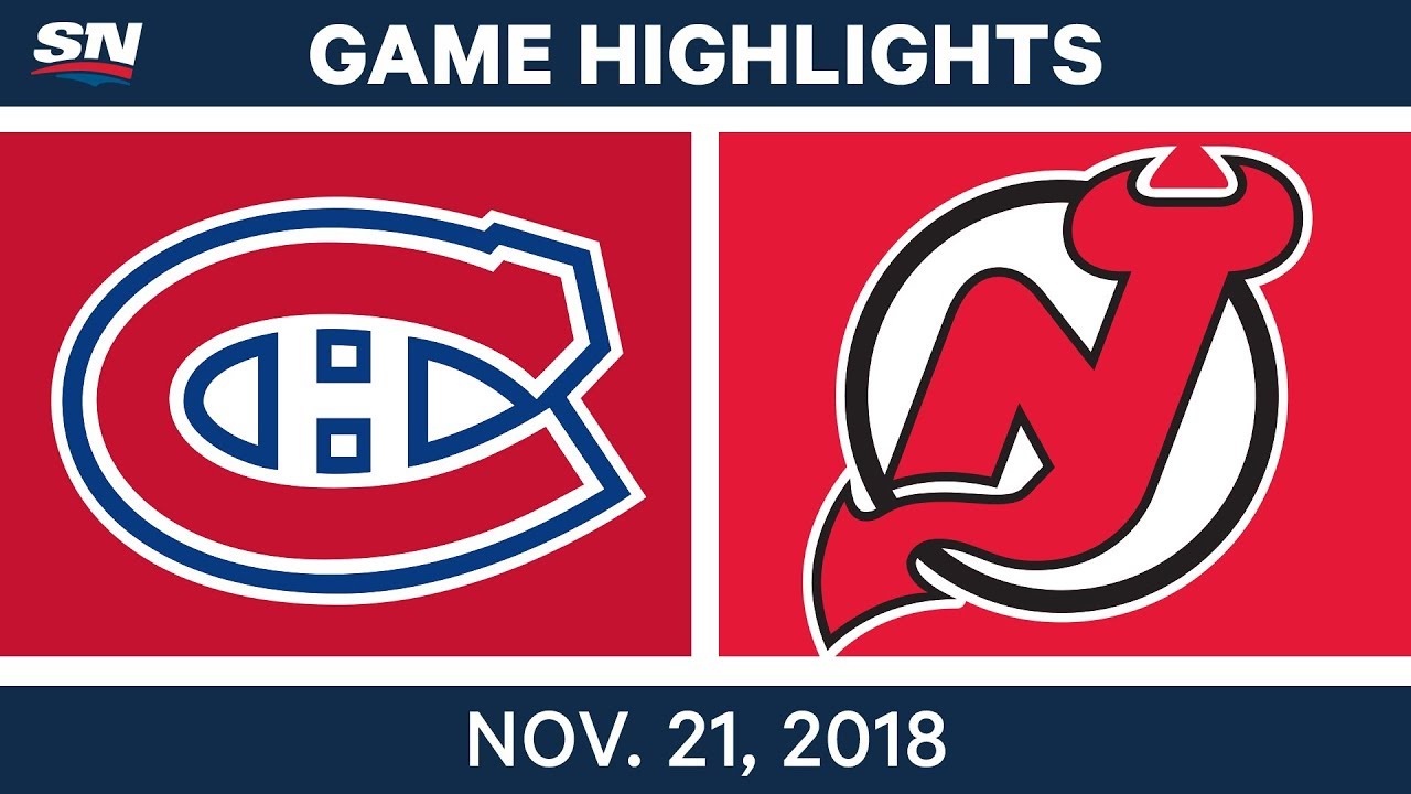 NHL Highlights | Canadiens vs. Devils – Nov. 21, 2018
