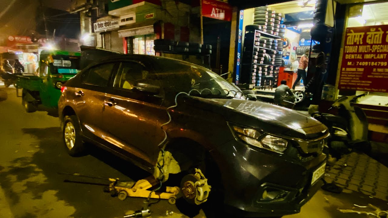 Got New Shoes For My Honda Amaze || Tyre Upsize || Complete Tyre Experience In Hindi