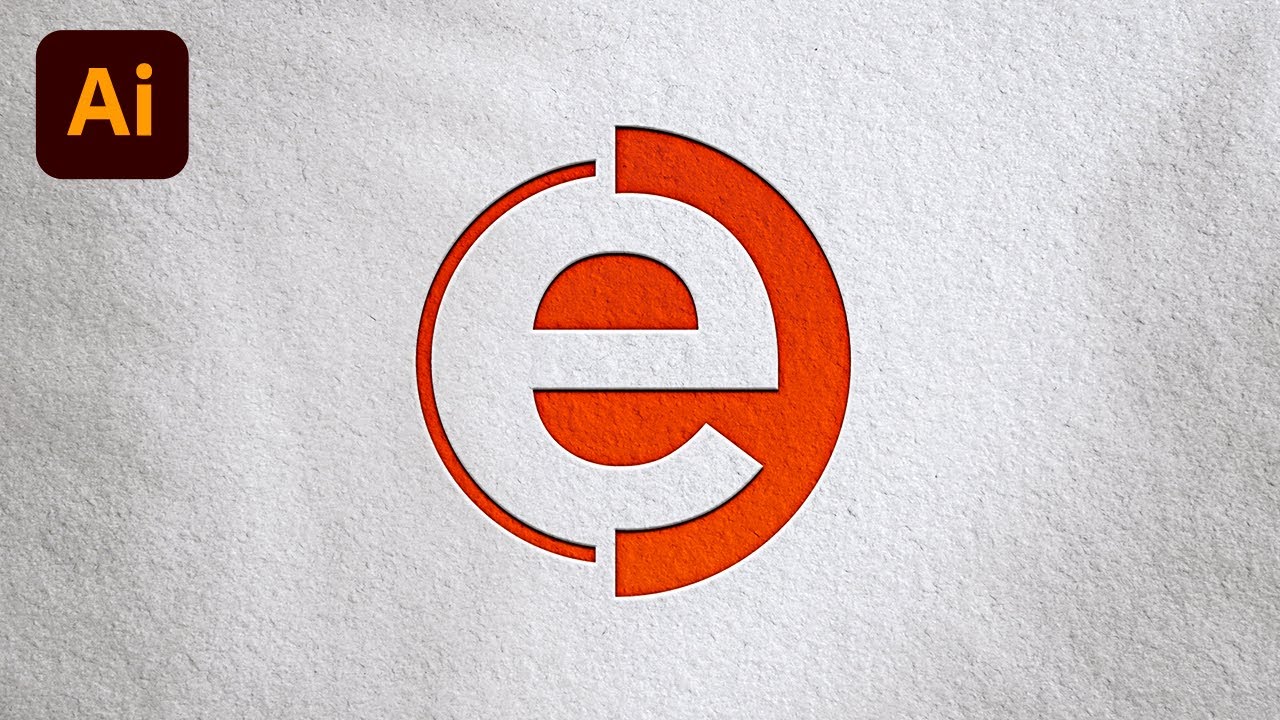 E for Elegance: Design a Timeless E Letter Logo : Logo design illustrator