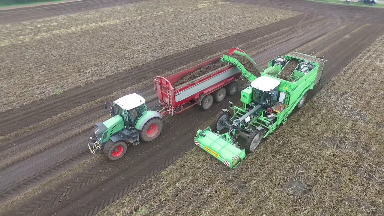 Potato harvest with AVR Puma 3 at van den Borne aardappelen 2015
