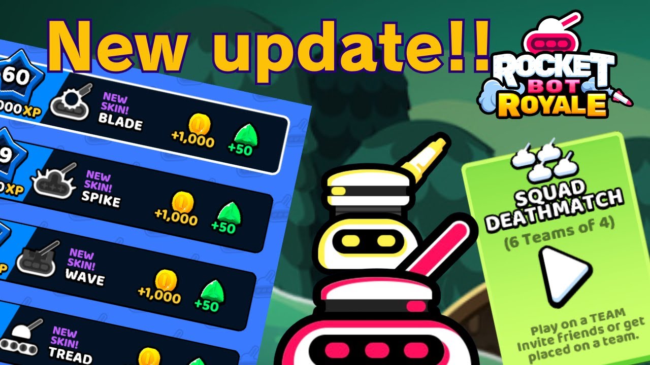 My favorite mode is back!! The biggest update in Rocket Bot Royale.