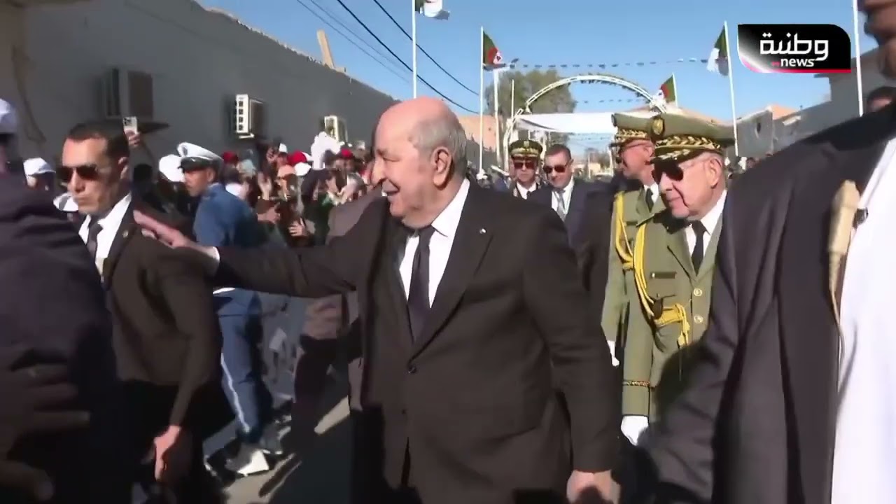 🔴هكذا استقبلت الجماهير #الرئيس_تبون في بشار  