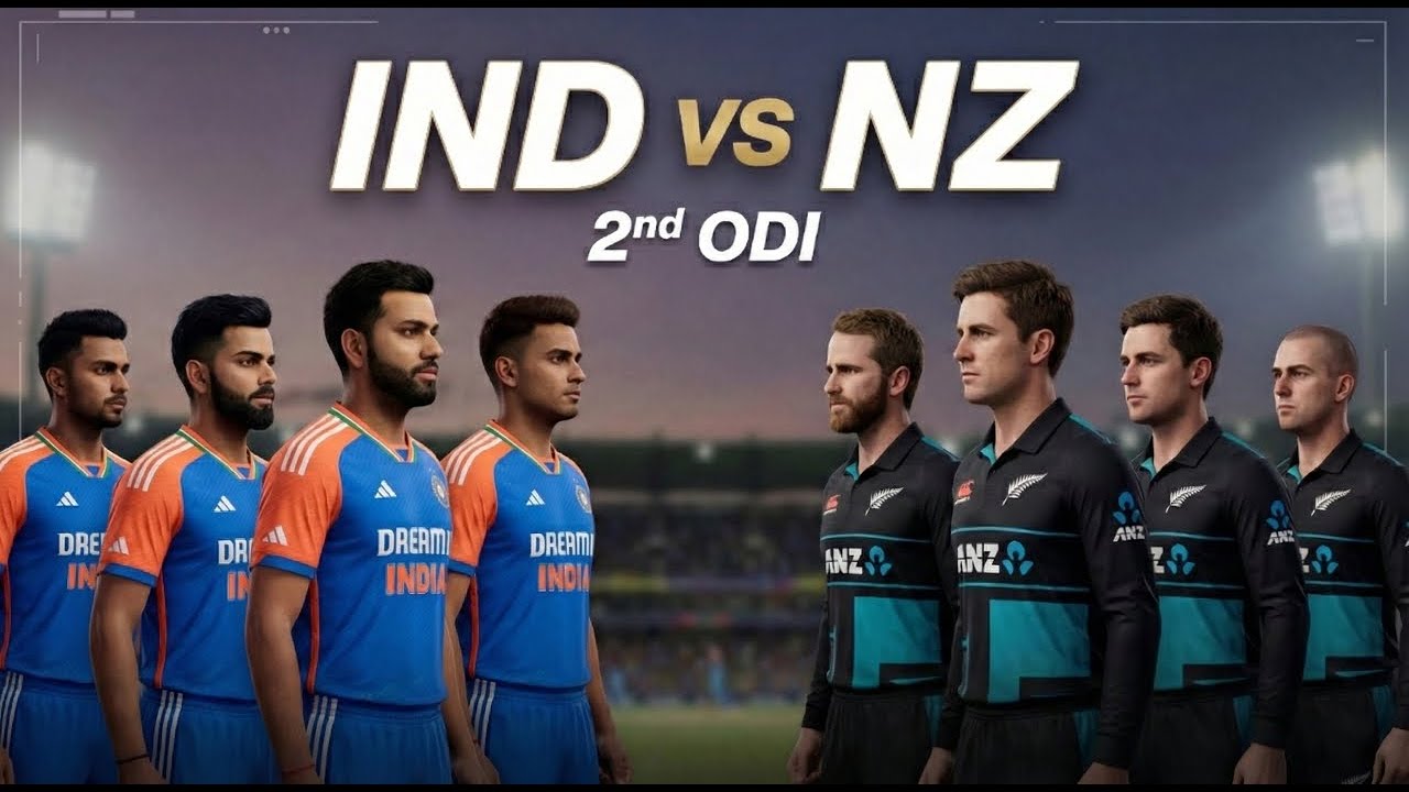 🔥 INDIA vs NEW ZEALAND 2nd MATCH | CRICKET 26 | Full Match Gameplay