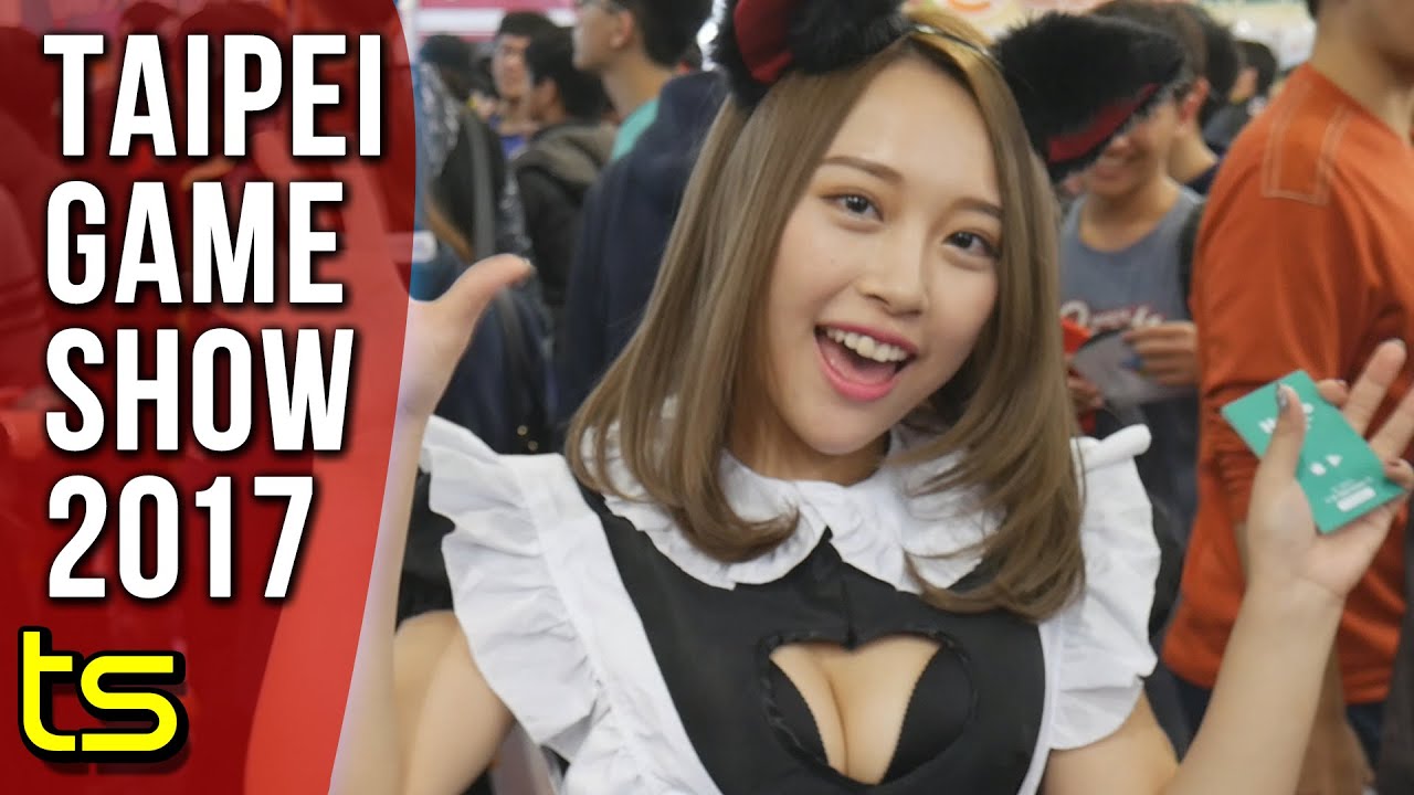 TPGS Taipei Game Show 2017- Playstation, VIVE VR & cosplayers! (no commentary sorry)