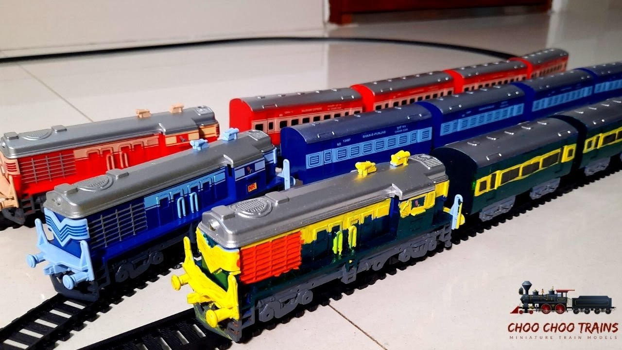 Centy Toys Garib Rath Indian Passenger train | High speed Indian toy train model | Choo choo trains