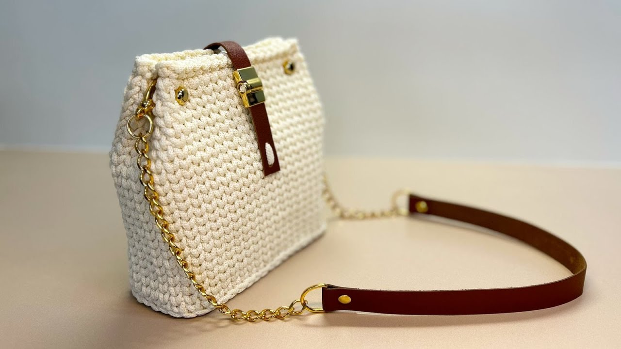 BOLSA de CROCHÊ - simples e linda!!!