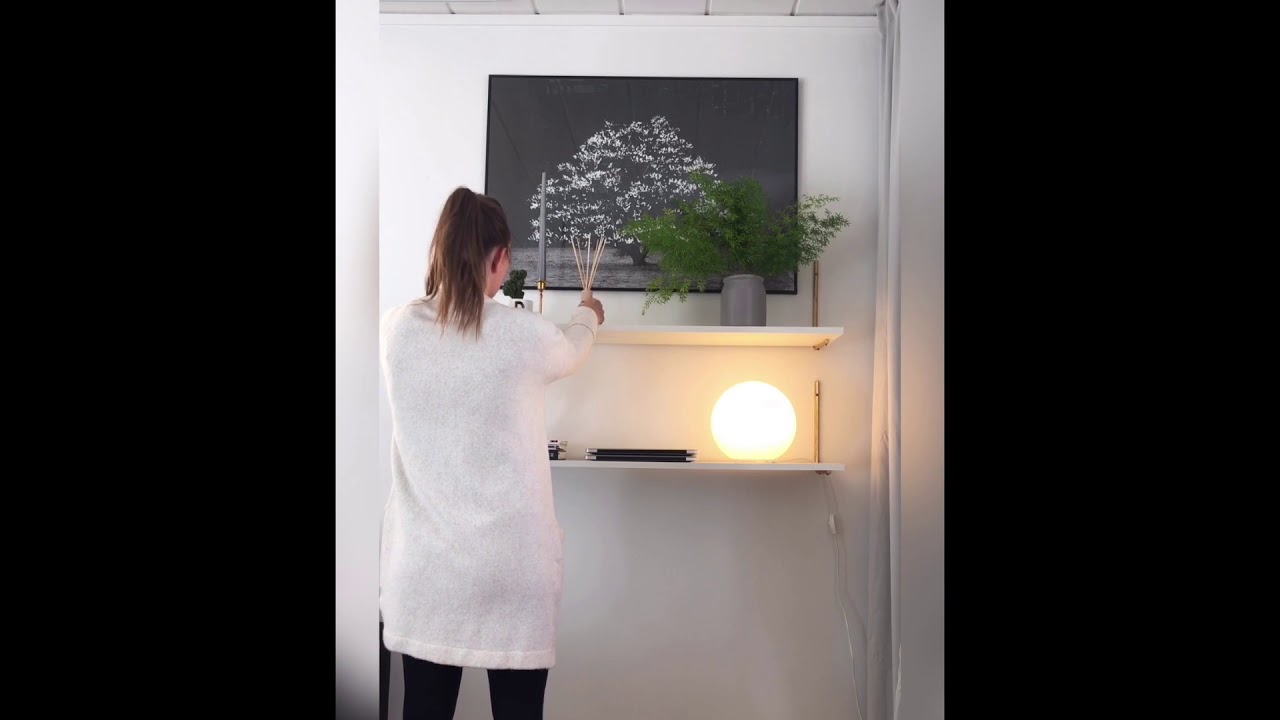 TIPS! s&aring; dekorerar du den vita v&auml;ggen