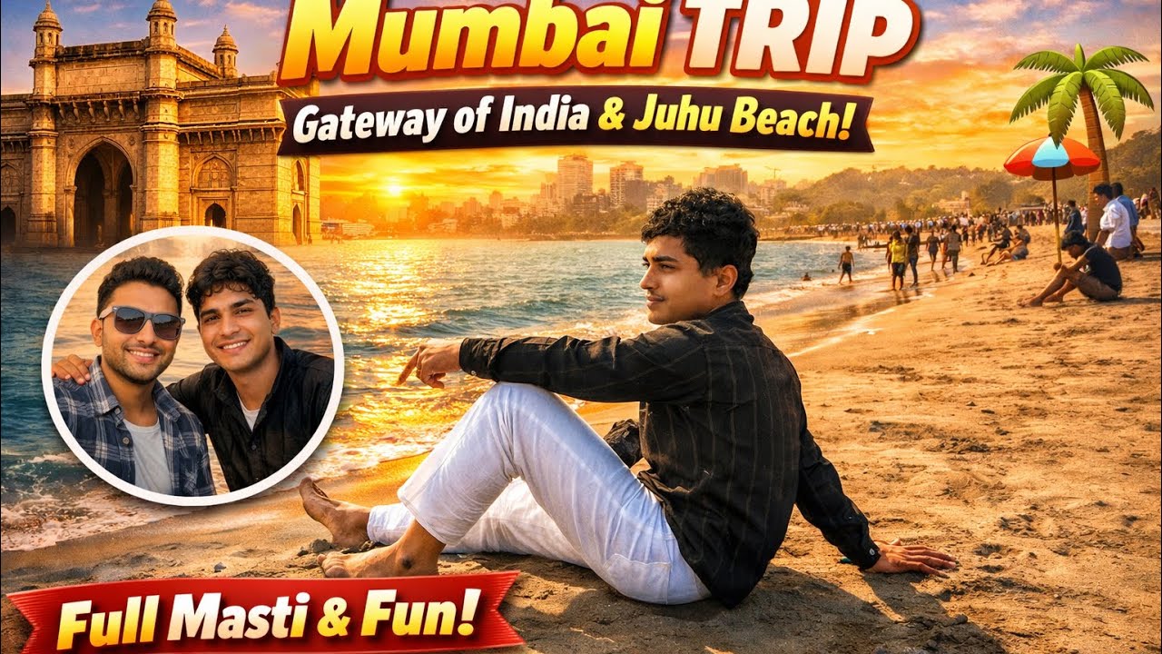 Dost ke sath MUMBAI explore 😎❤️ .