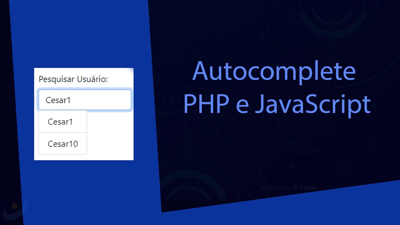 Como criar autocomplete com PHP e JavaScript para listar os usuários