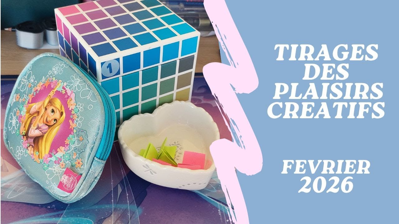 Mes TIRAGES PLAISIRS_FEV26: Palette/ Livre J.Basford/ COLOBAC...A vos crayons, prêt, coloriez!!