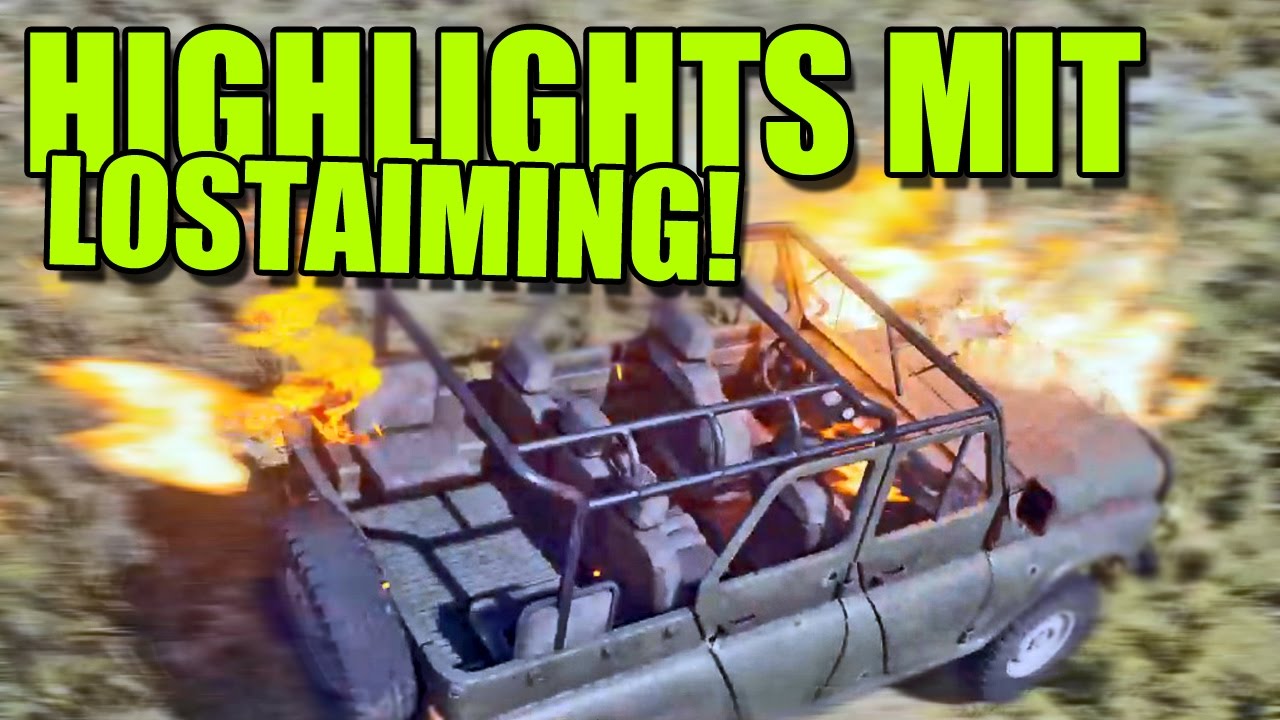 HIGHLIGHTS MIT LOSTAIMING! - Playerunknown's Battlegrounds #18 | Ranzratte1337