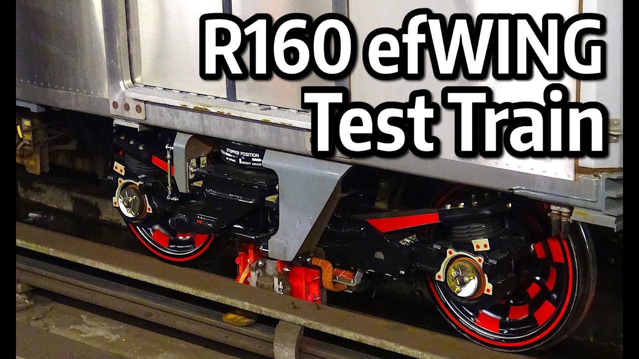 ⁴ᴷ R160 efWING Truck Test Train at Euclid Avenue