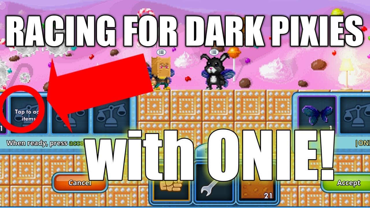 Racing for DARK PIXIES with ONIE GT🔥 - Pixel Worlds