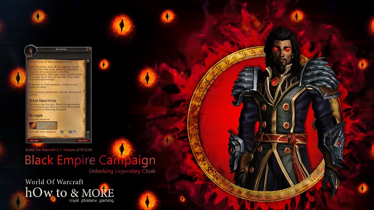Visions of N'Zoth-Black Empire Campaign-Unlocking Legendary Cloak-Part04