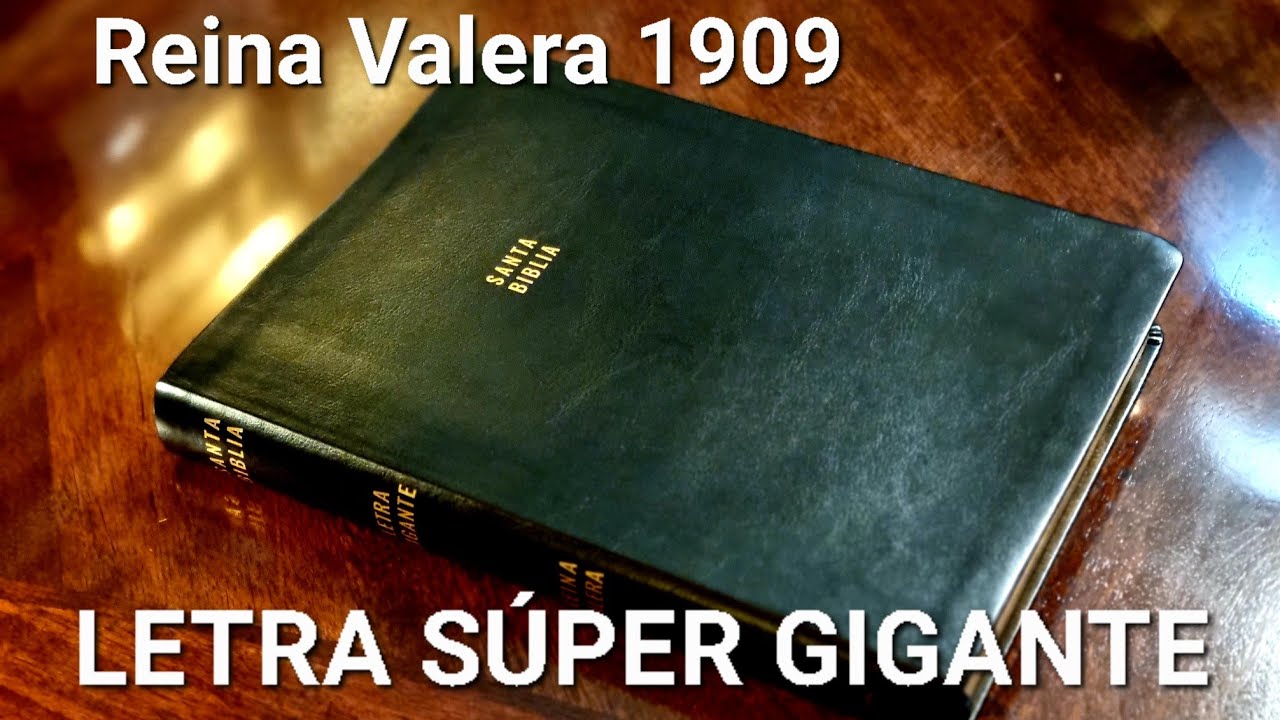 ¡NOVEDAD! Biblia Reina Valera 1909 LETRA SÚPER GIGANTE  Editorial Origen 2022