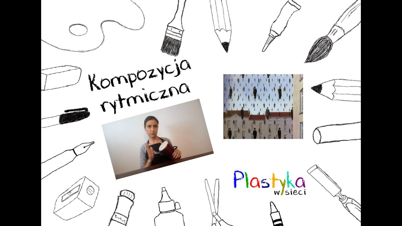 Plastyka w sieci - lekcja plastyki: Kompozycja rytmiczna