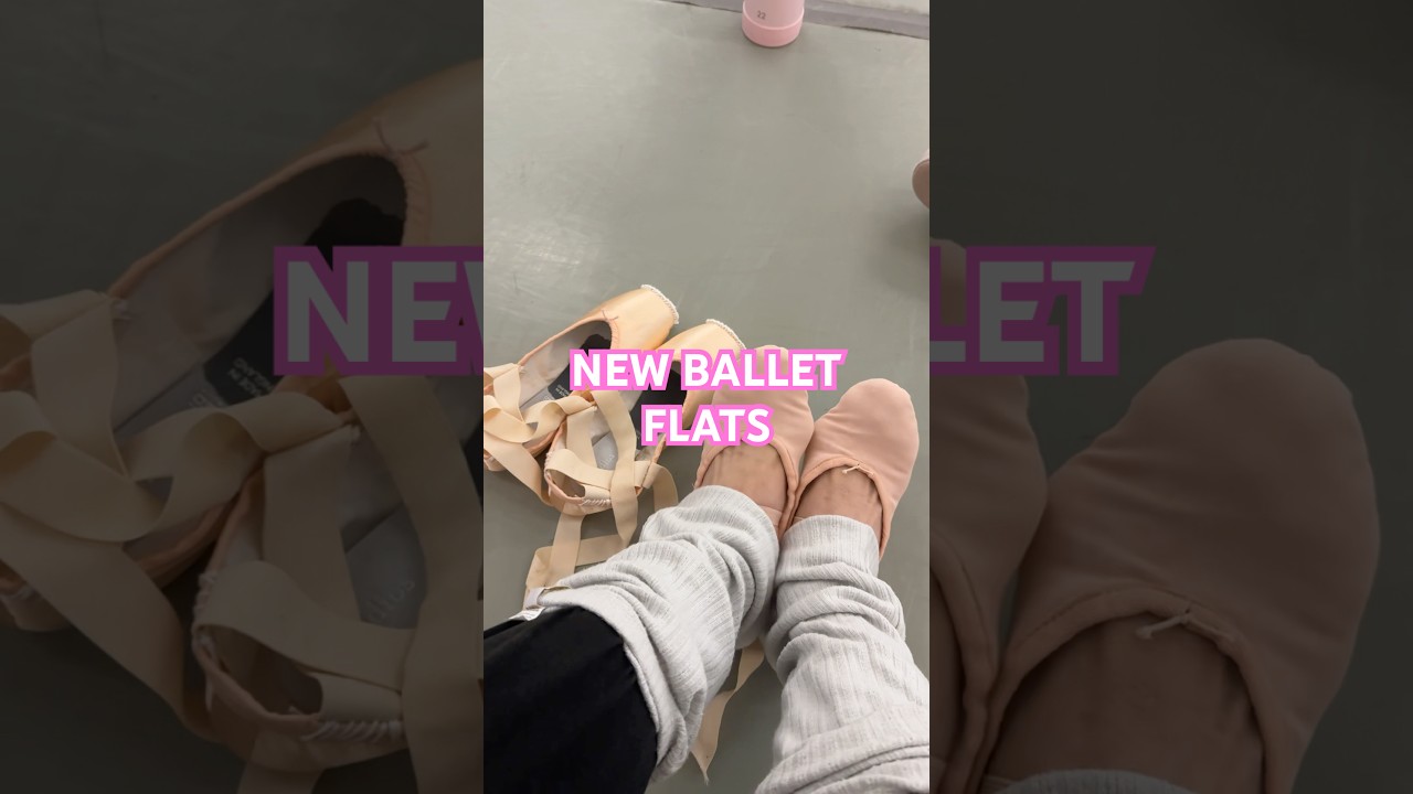 NEW BALLET FLATS #ballerina#ballet#balletshoes#explained#dancer#pointeshoes#voiceover#didyouknow