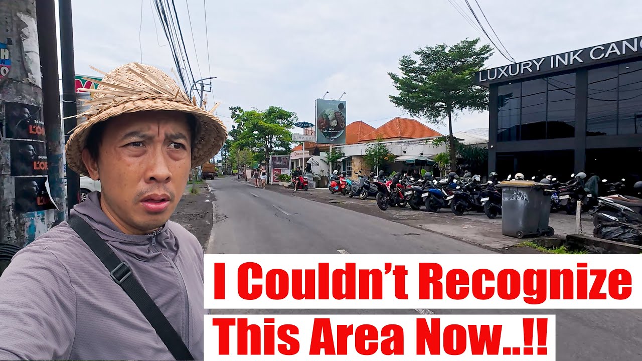 I Thought I Was Lost But I Just Couldn't Recognize This Area Now..!! Canggu Bali Update..!!