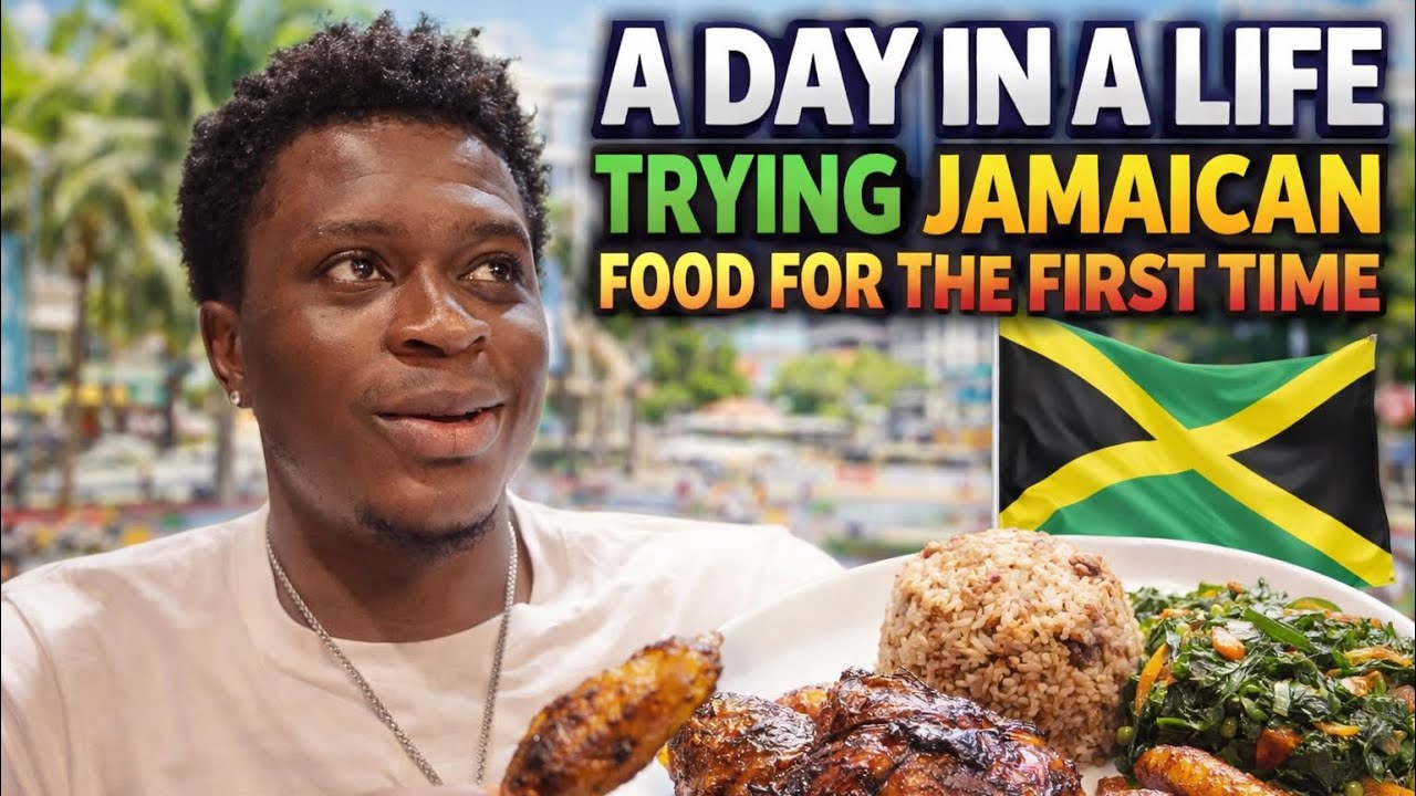 A Day in A Life. TRYING JAMAICAN FOOD FOR THE FIRST TIME. 