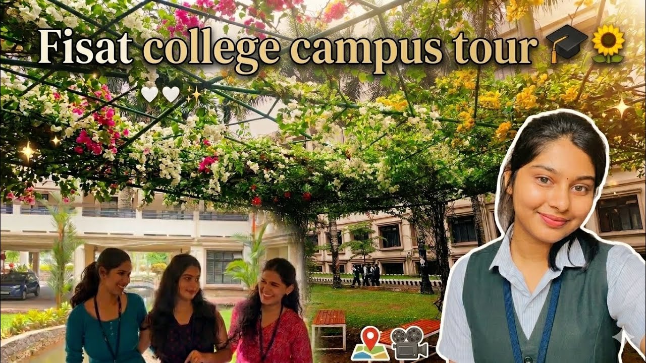 Fisat college campus tour🏫|college mini vlog|btech at fisat