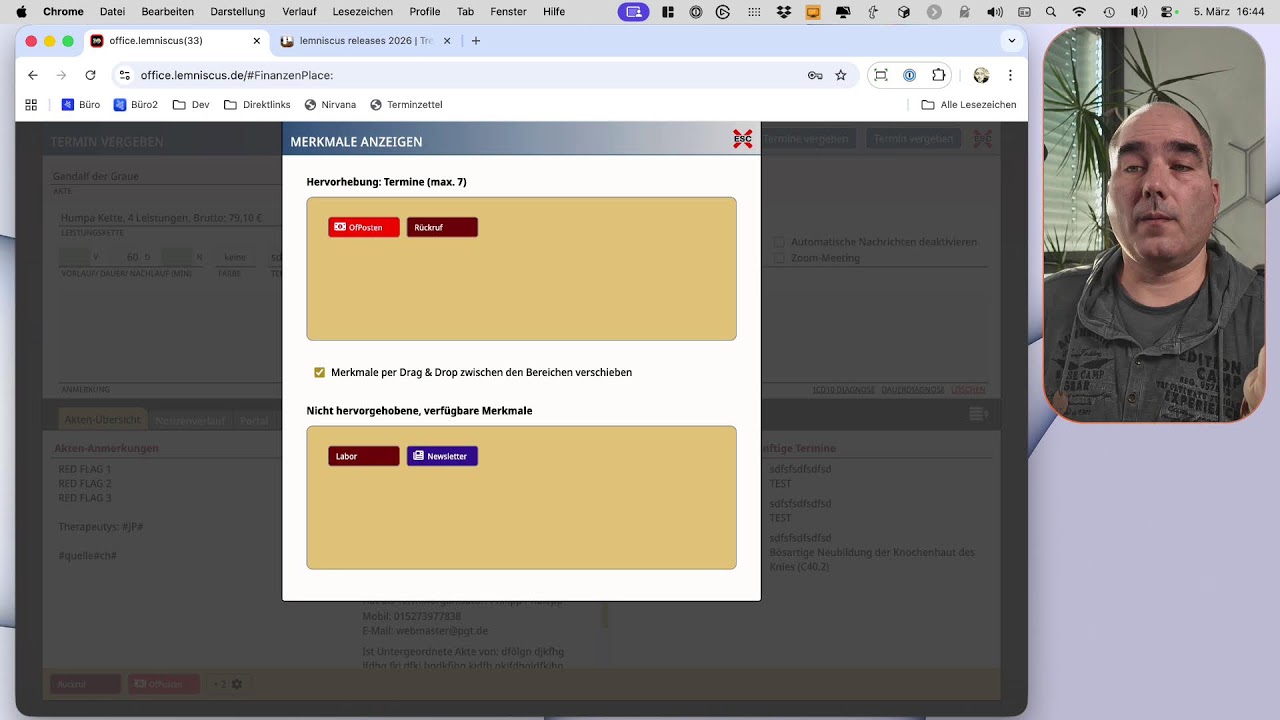 Freitag-Talk: Merkmale in lemniscus: Konzept und Einsatz