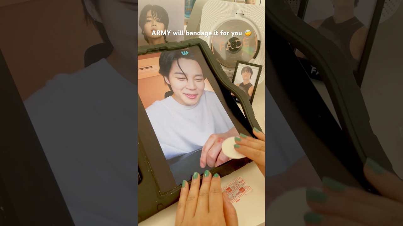 Bandages Jimin knuckles 🤕💜🫂 #jimin #bts #shorts #dumplinguniverse