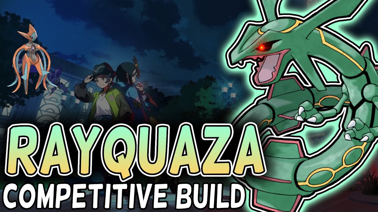 Сборка для Мега Райквазы для соревновательных игр в Pokemon Legends Z-A