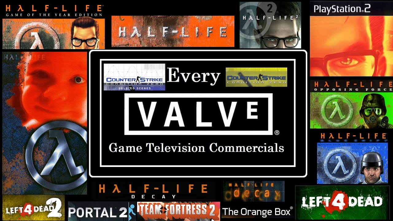 Evolution of Every Valve Software Games - Television Commercials Or TV Spots