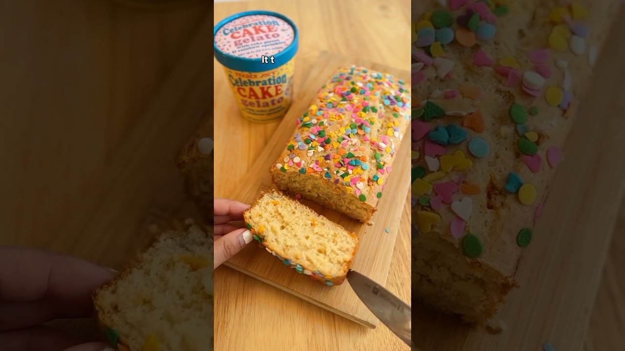 VIRAL Ice Cream Bread Recipe 
