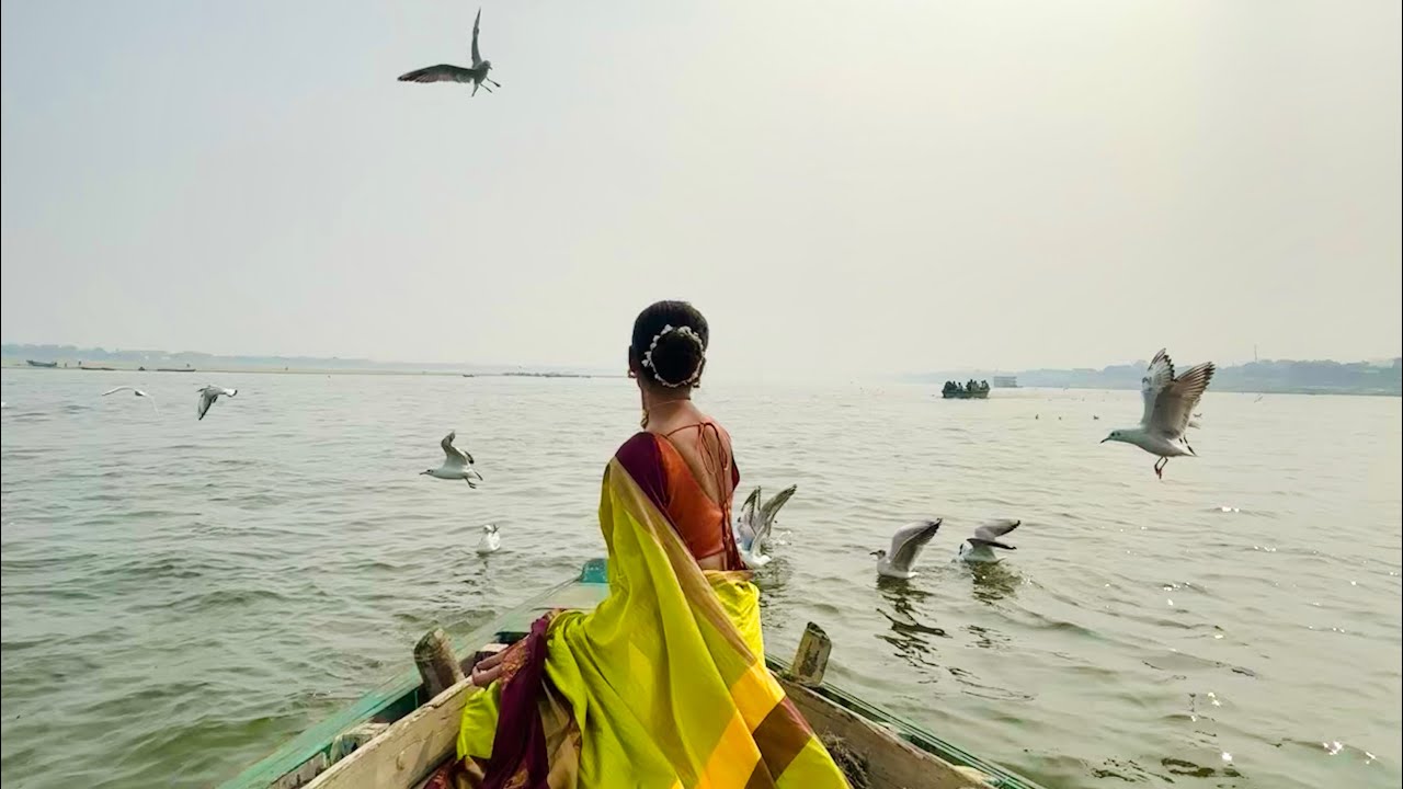 Exploring ghats in Banaras❤️🛕✨ #banaras #vlog #kashivishwanath #kaalbhairav #manikarnikaghat 