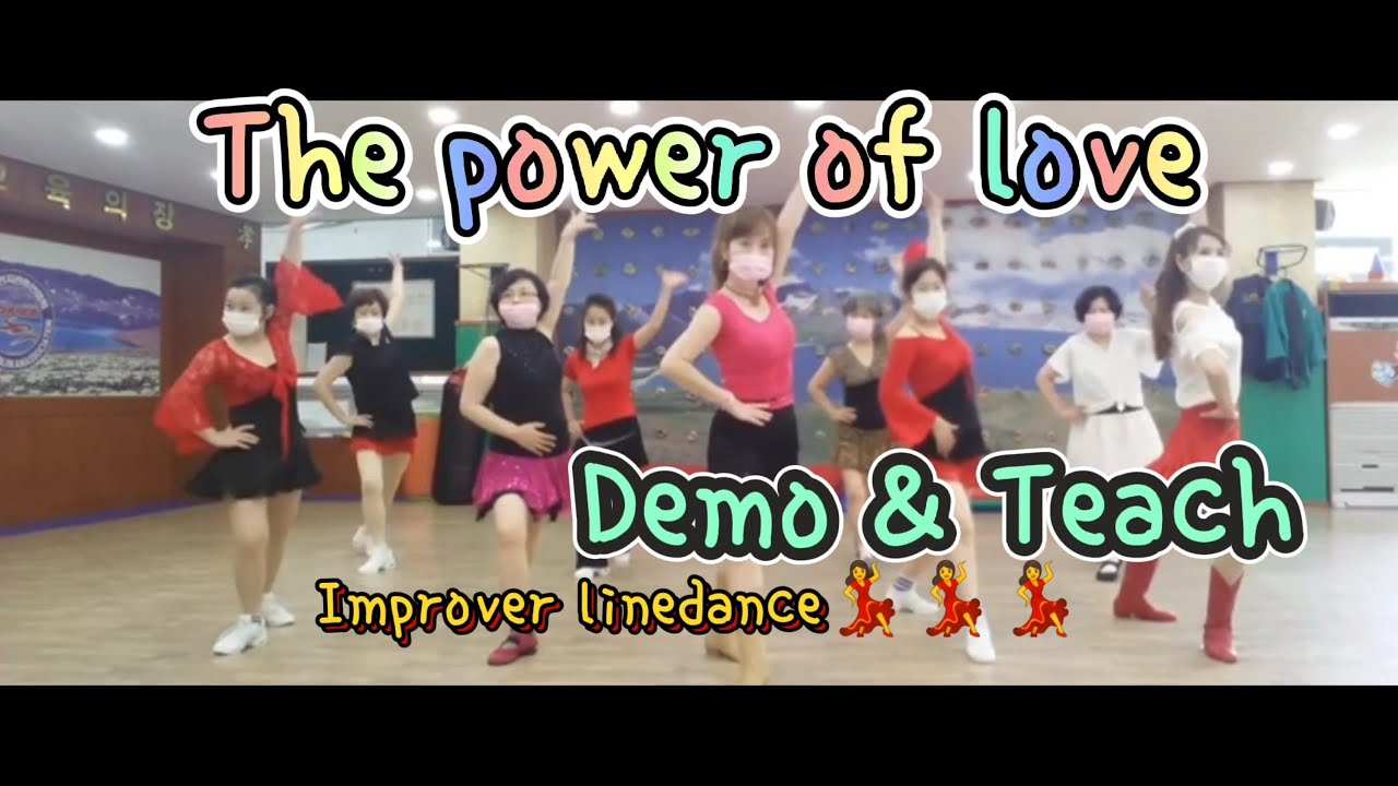 🌷The power of love linedance Demo & Teach 💞더 파워 오브 러브 라인댄스 데모 & 티치💃💃