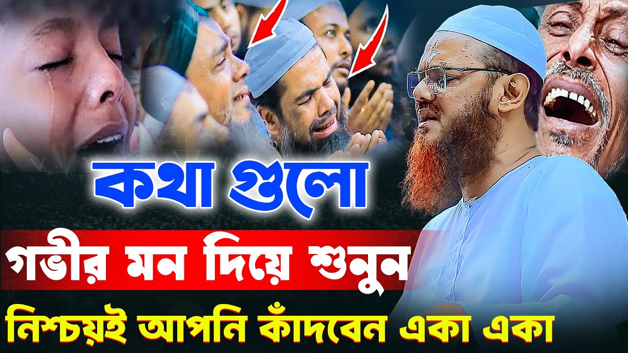 চরমোনাই হুজুরের কান্নার নতুন ওয়াজ | মুফতি ফয়জুল করিম চরমোনাই ওয়াজ । Mufti faizul karim chormonai