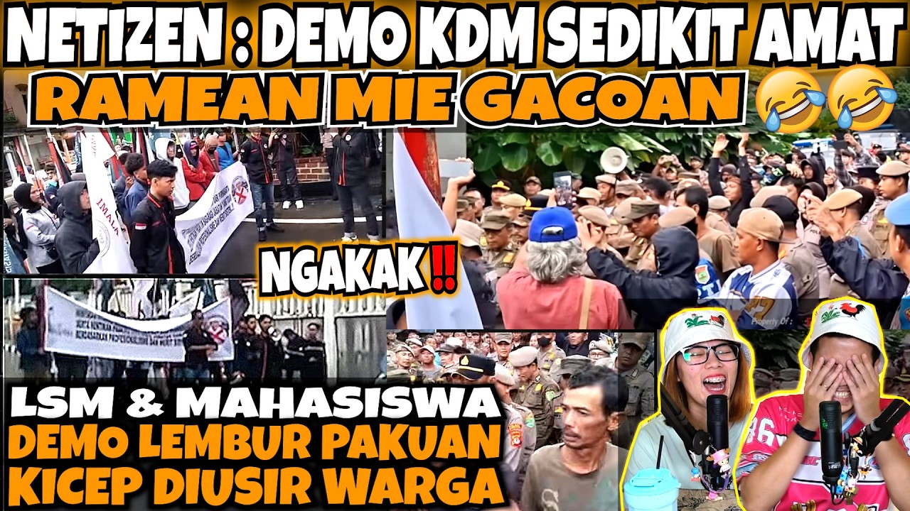 MAHASISWA D3M0 LEMBUR PAKUAN‼️LANGSUNG KICEP DIUSIR WARGA‼️NETI : RAMEAN MIE GACOAN🤣‼️