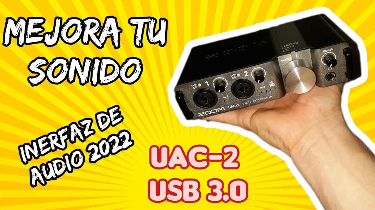uac-2 zoom interfaz audio mira este video antes de comprar espa&ntilde;ol 2022