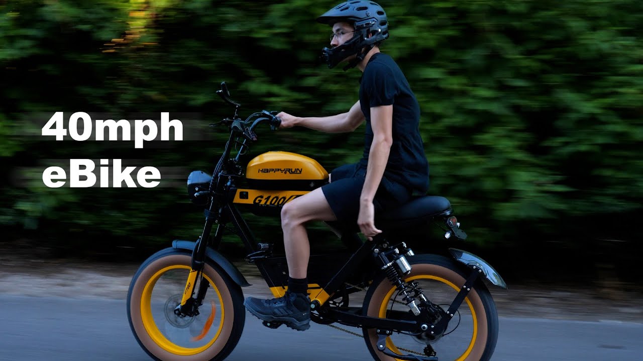 The most insane E-Bike I've ever ridden (HappyRun G100)