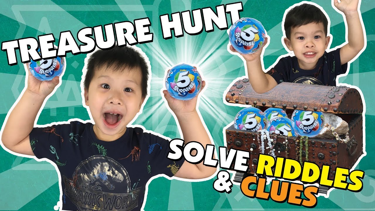 Keith and Sean Treasure Hunt and Solve Riddles