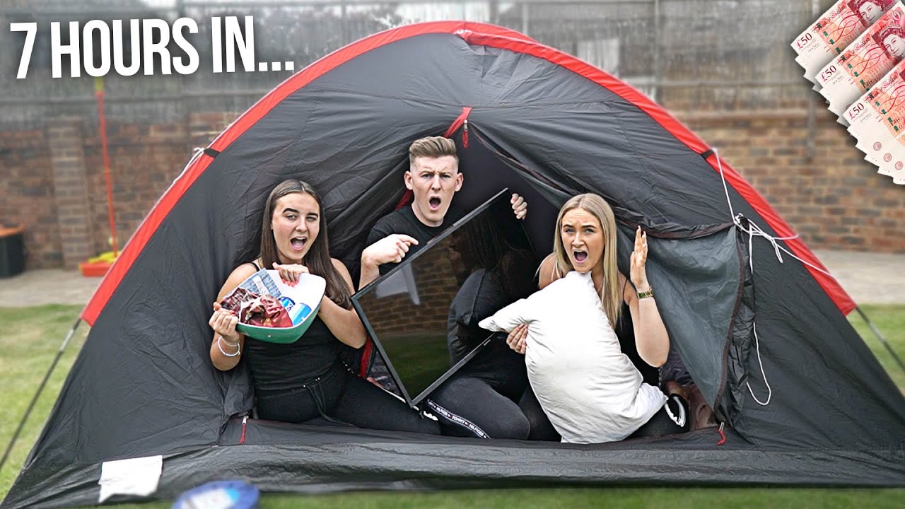 Last To Leave THE TENT Wins £1,000 - Challenge