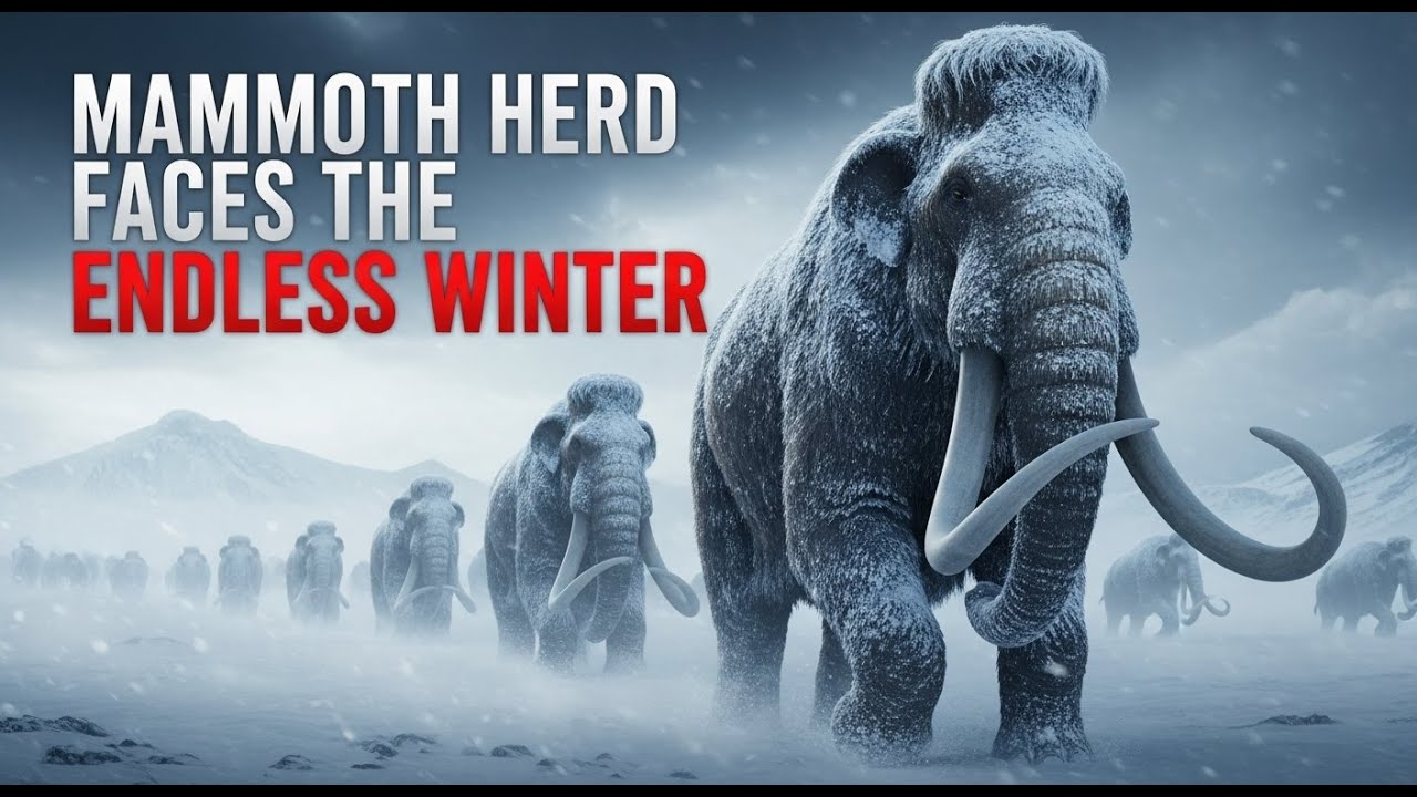 Life 20,000 Years Ago: Mammoth Herd Faces the Endless Winter