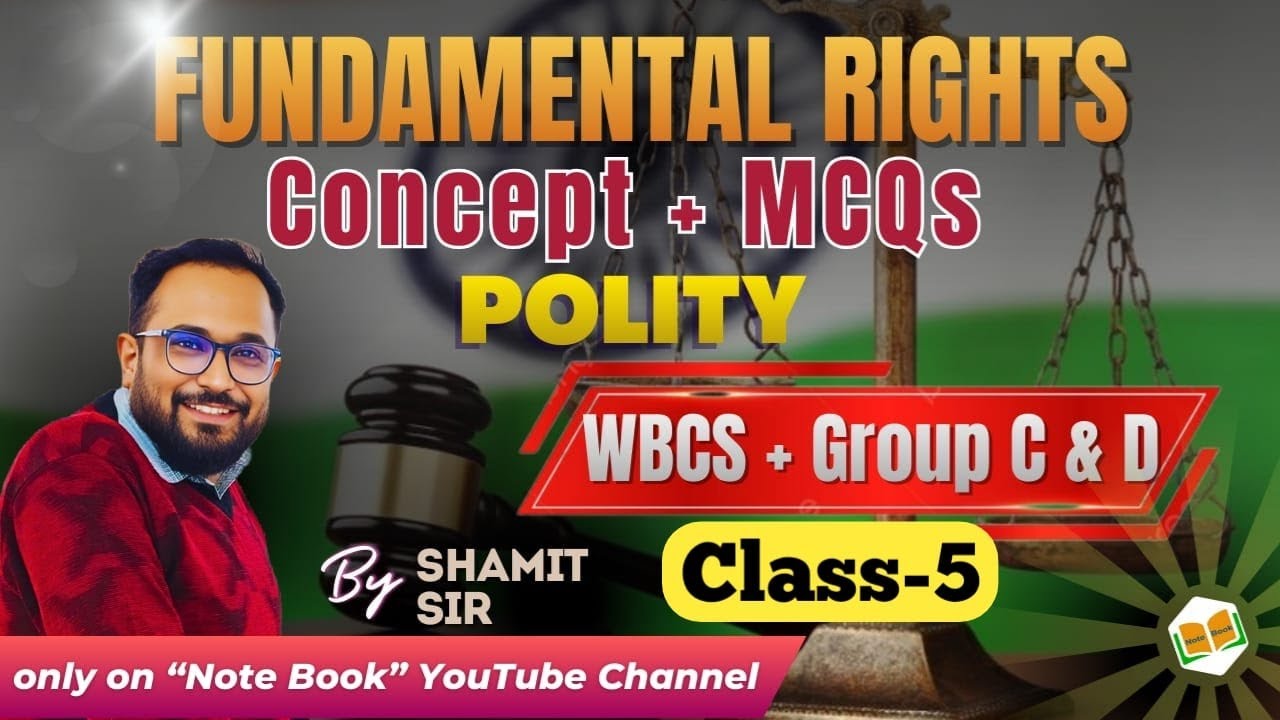 POLITY || CLASS-5 || WBCS 2024 Preliminary || Shamit Sir || Note Book
